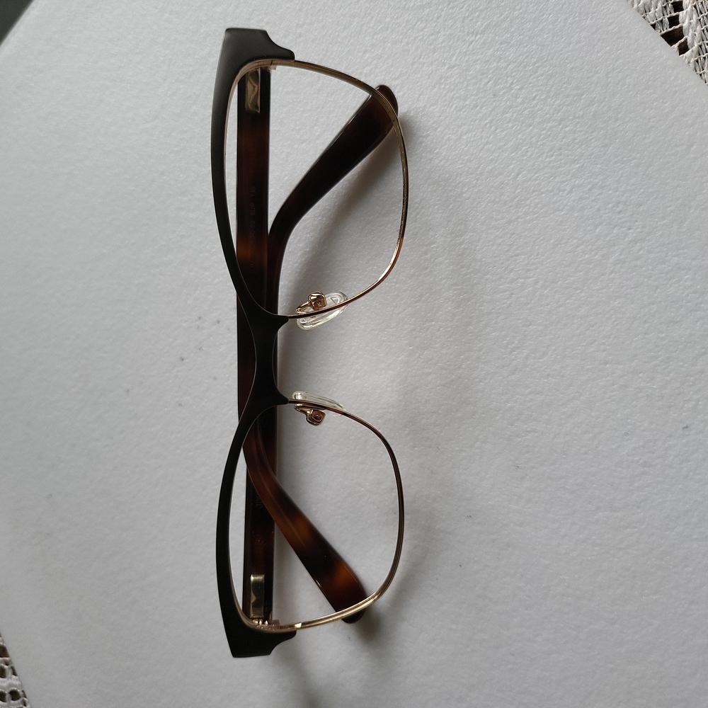 JIMMY CHOO  53-17-135  Brown Metalic/Gold plastic Arms